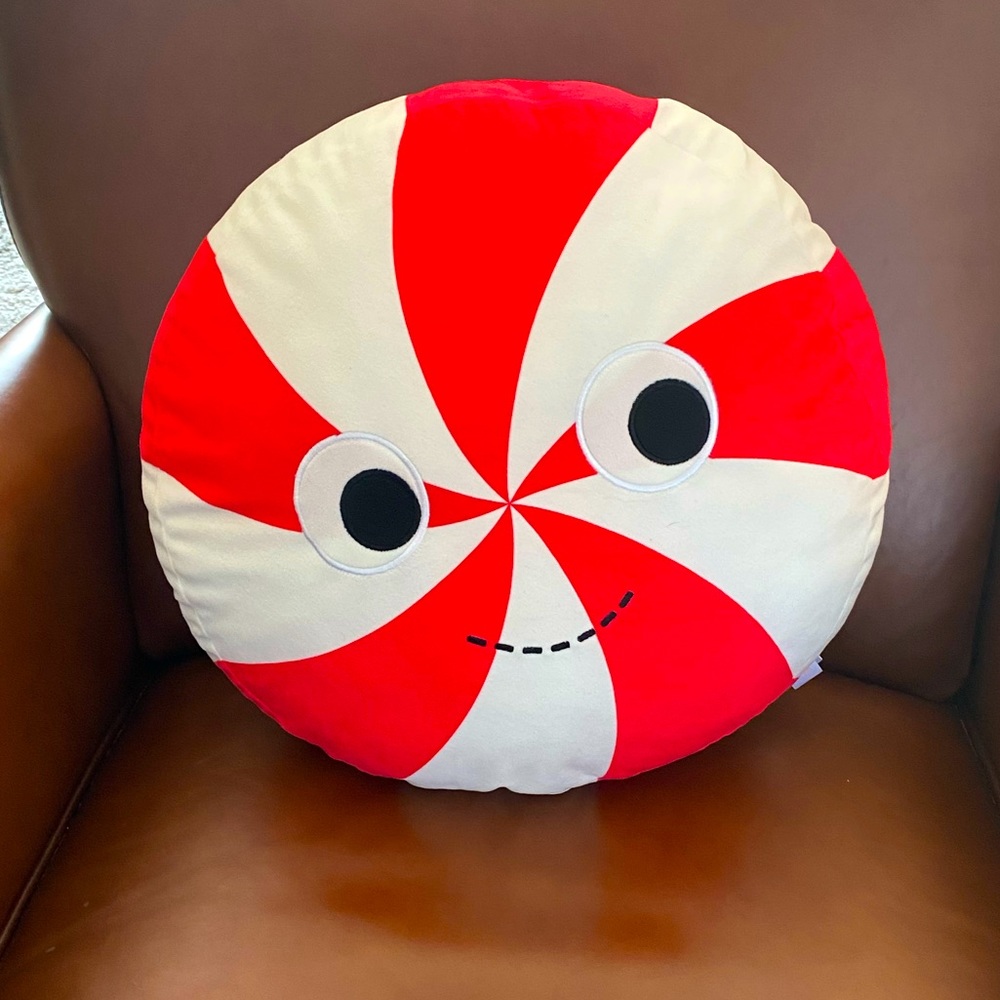 Yummy World Peppermint Candy Plush Pillow -xl